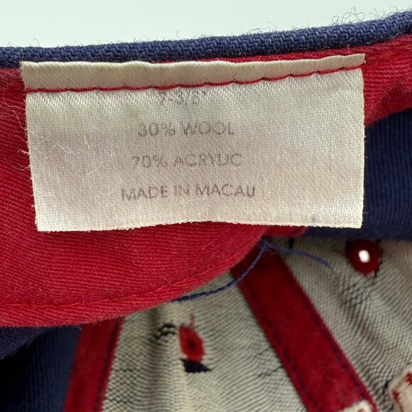 New York Giants NY Embroidered Baseball Cap Adjustable Blue & Red - Picture 8 of 9